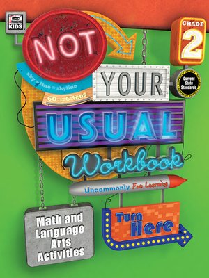 cover image of Not Your Usual Workbook, Grade 2